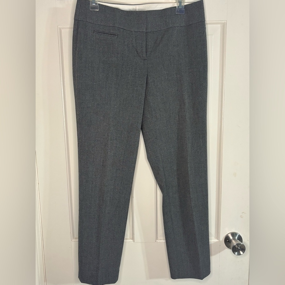 LOFT Charcoal Tailored Trousers - Picture 1 of 4
